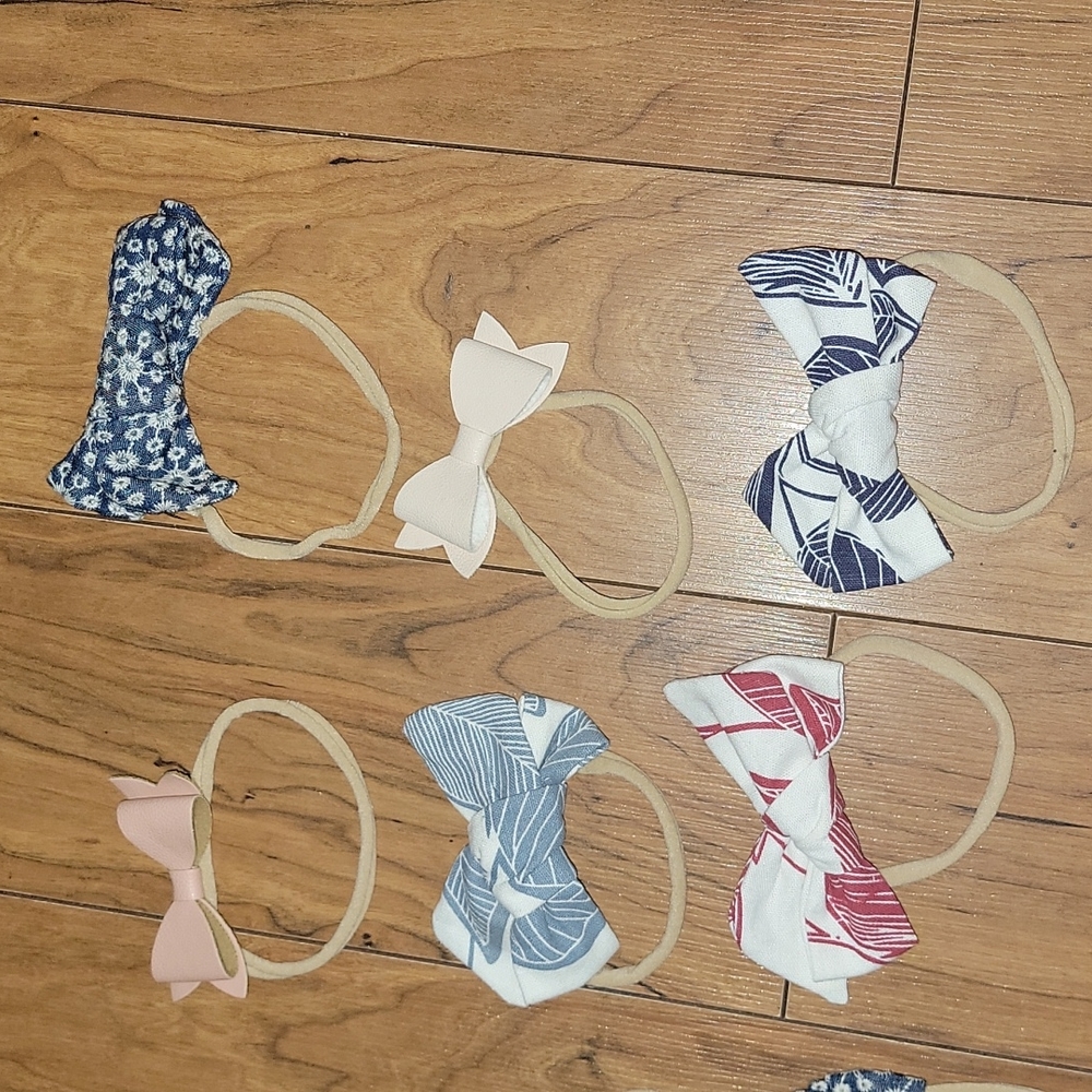 Baby girl bow lot